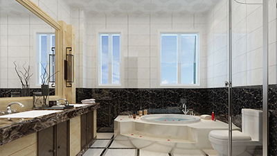 淋浴房選用玻璃隔斷好還是浴簾好？創(chuàng)之鴻裝飾告訴您