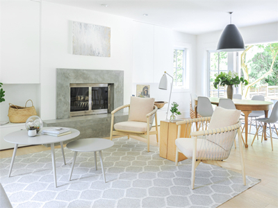 客餐廳一體化，精致線條為父母構(gòu)建美式養(yǎng)老房