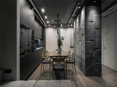 144㎡現(xiàn)代簡(jiǎn)約風(fēng)格案例解析：一個(gè)適合男性的黑色高檔住宅！