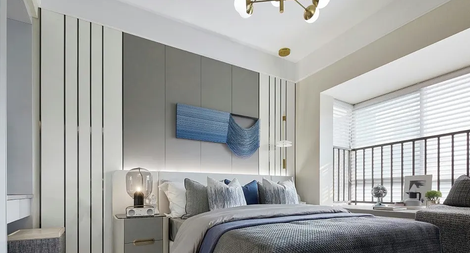 臥室背景墻墻面設(shè)計(jì)，天津新房裝修