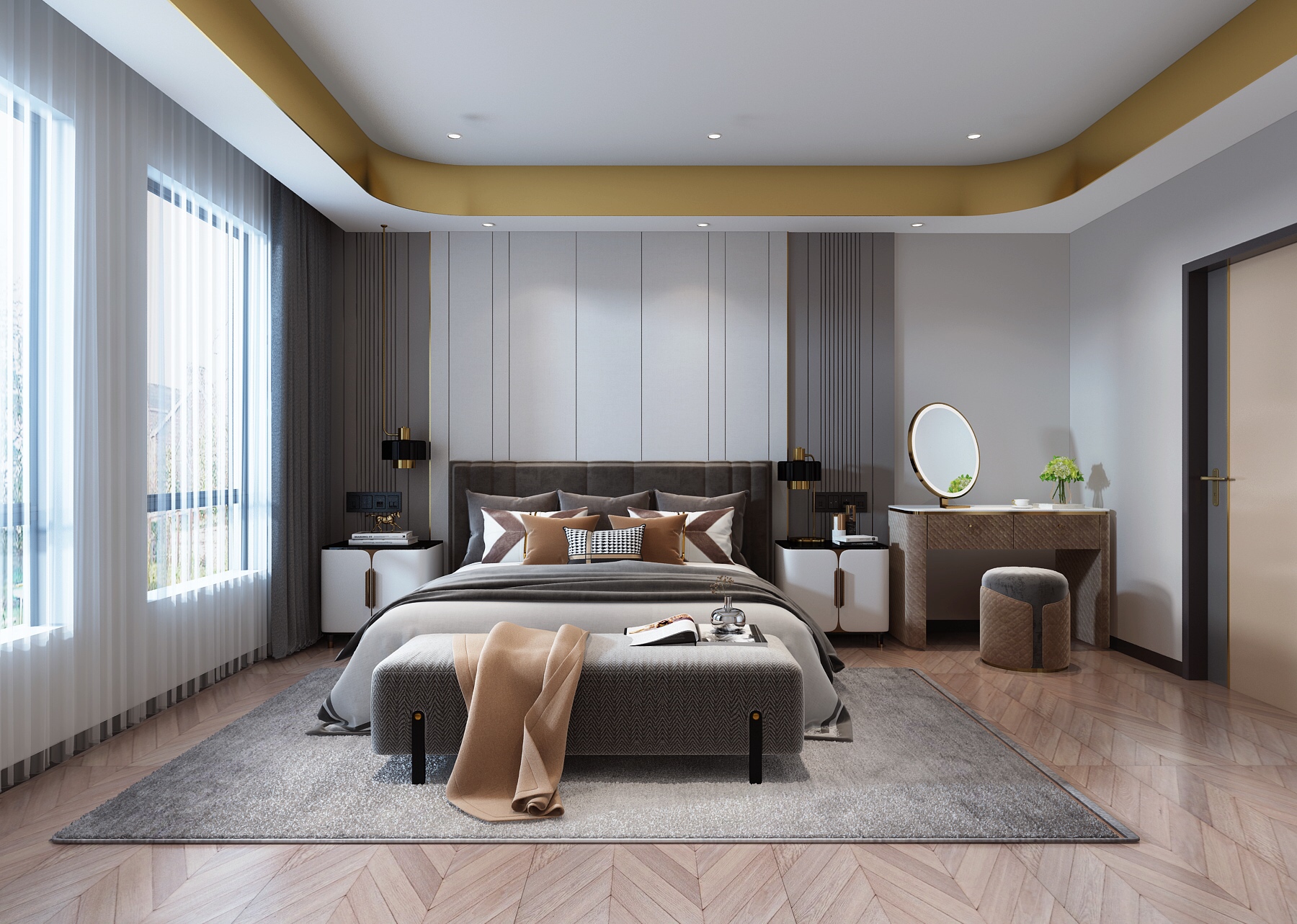 現(xiàn)代輕奢風(fēng)格，創(chuàng)之鴻裝飾