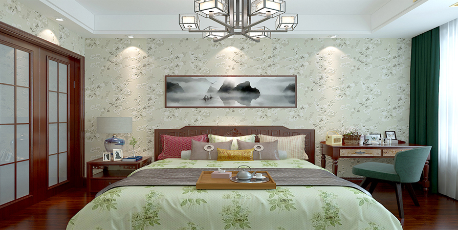 融創(chuàng)融園150㎡中式風格裝修