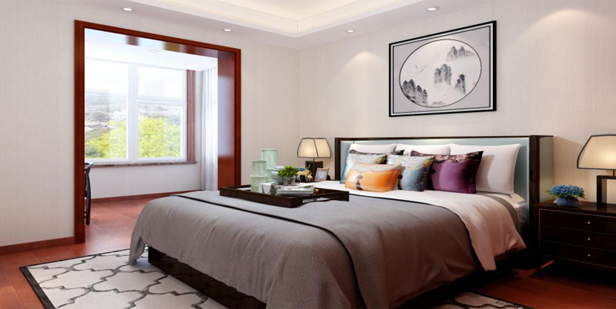 新盈莊園90㎡中式風格裝修