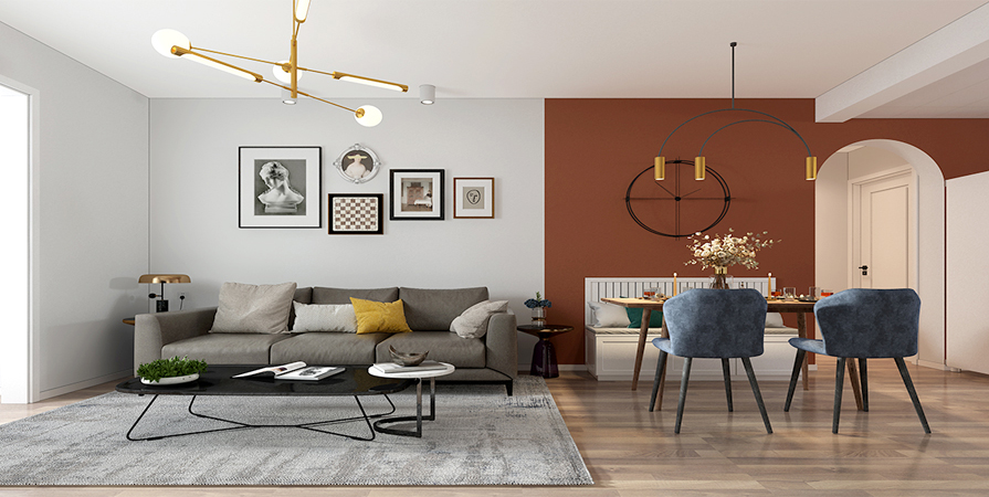 南開悅璽89㎡北歐風(fēng)格裝修