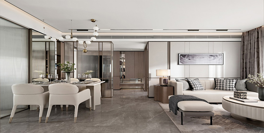 金地藝墅家120㎡現(xiàn)代簡約風(fēng)格裝修