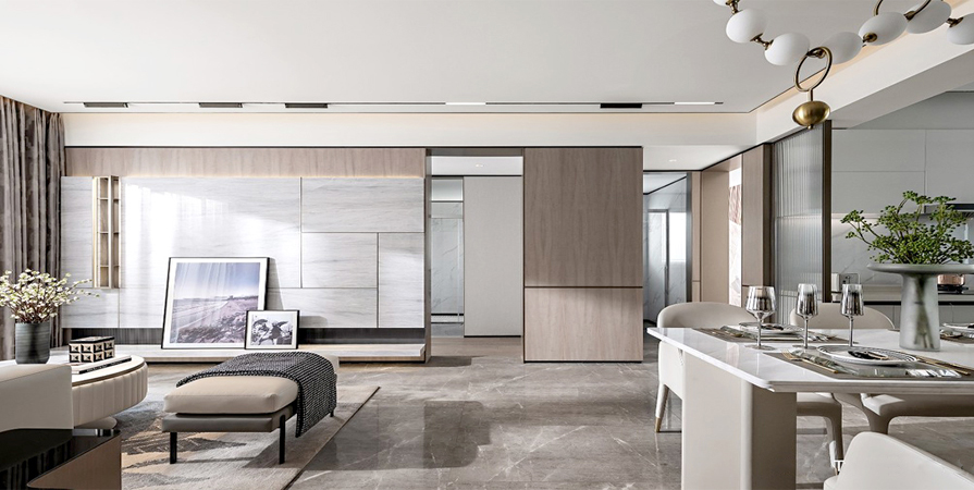 金地藝墅家120㎡現(xiàn)代簡約風(fēng)格裝修