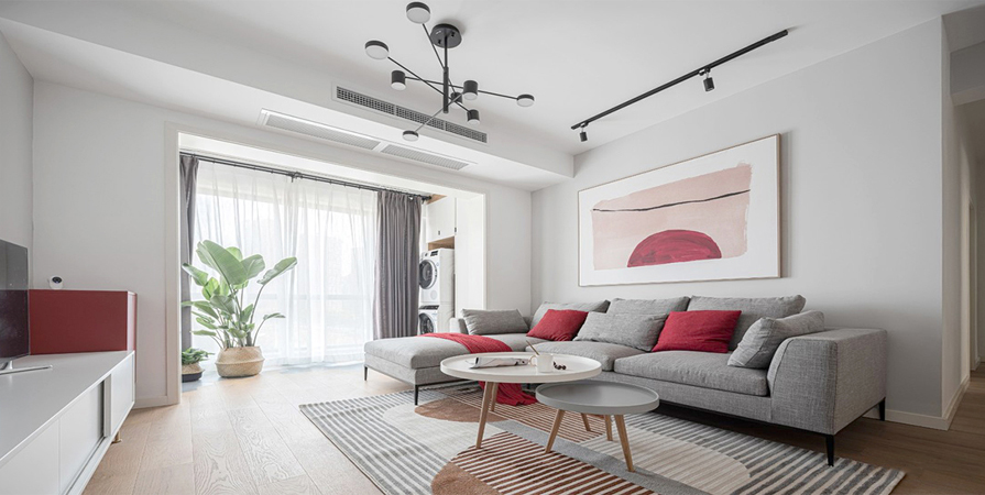 路勁太陽(yáng)城138㎡現(xiàn)代簡(jiǎn)約風(fēng)格裝修