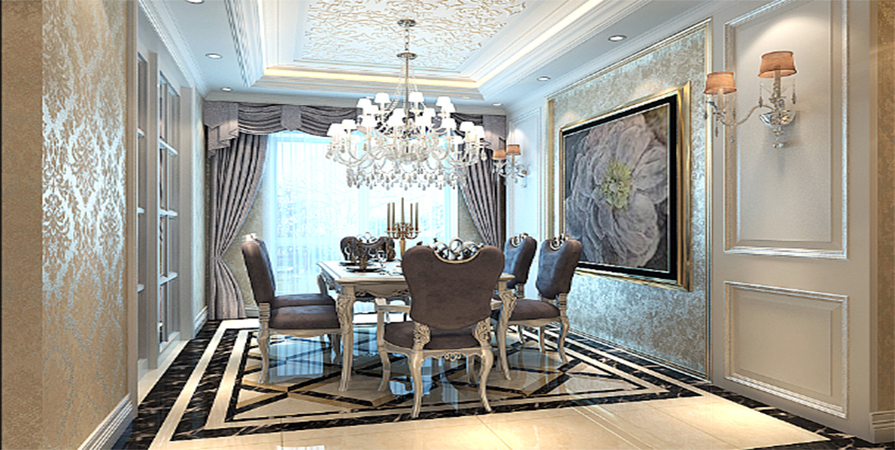 太陽(yáng)城160㎡新古典風(fēng)格裝修