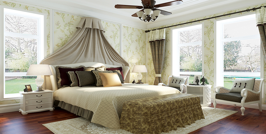 王府壹號220㎡美式風(fēng)格裝修