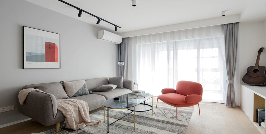 南開悅璽91㎡現(xiàn)代簡約風格裝修