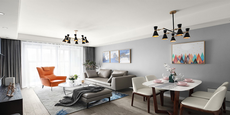 南開悅璽92㎡現(xiàn)代簡(jiǎn)約風(fēng)格裝修