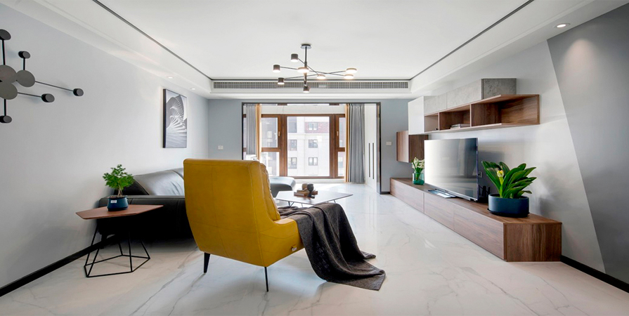 南開府141㎡現(xiàn)代簡約風格裝修