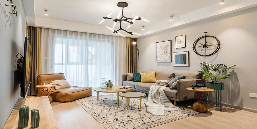 朝陽領(lǐng)域135㎡北歐風(fēng)格裝修案例