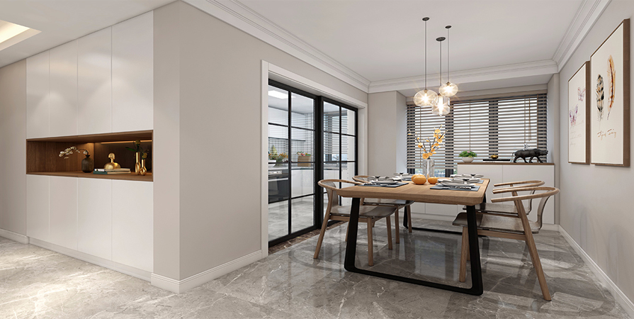 融創(chuàng)御園195㎡現(xiàn)代簡(jiǎn)約風(fēng)格裝修案例