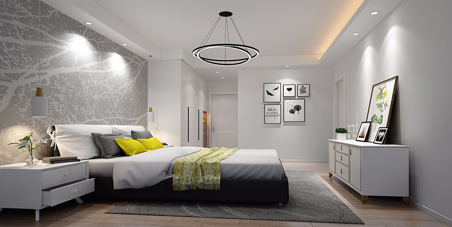 融創(chuàng)御園195㎡現(xiàn)代簡(jiǎn)約風(fēng)格裝修案例