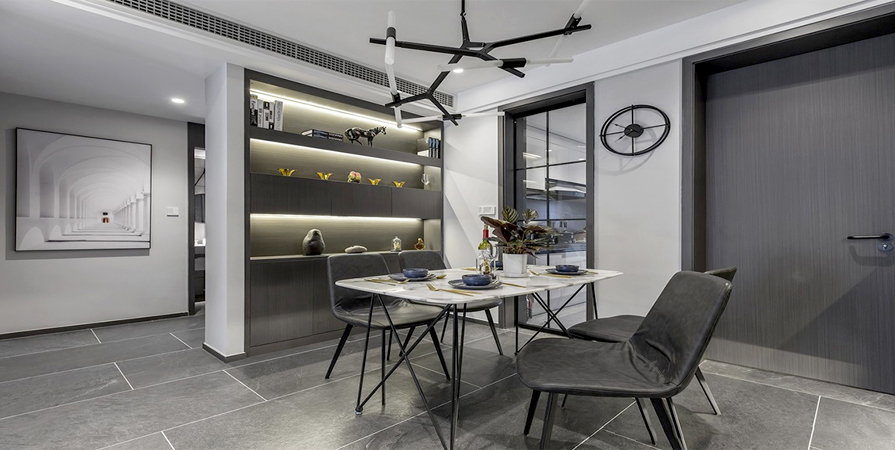 朝陽領(lǐng)御119㎡現(xiàn)代簡約風(fēng)格裝修案例