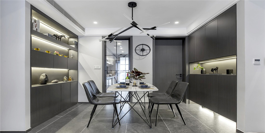 朝陽領(lǐng)御119㎡現(xiàn)代簡約風(fēng)格裝修案例