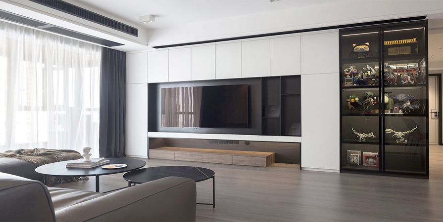 朝陽領(lǐng)御135㎡現(xiàn)代簡(jiǎn)約風(fēng)格裝修案例