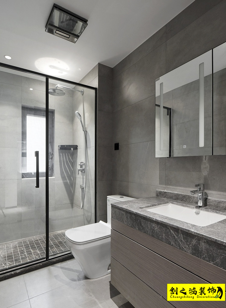 創(chuàng)之鴻現(xiàn)代簡約風格衛(wèi)生間