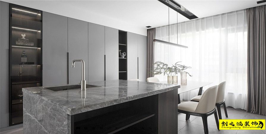 中儲正榮棟鏡127㎡現(xiàn)代簡約風格裝修案例