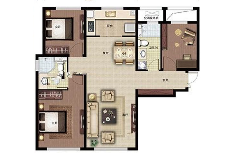 創(chuàng)之鴻新中式風(fēng)格戶(hù)型圖