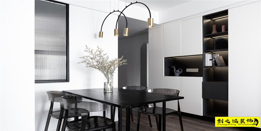 中海公園城85㎡現(xiàn)代簡約風(fēng)格裝修案例