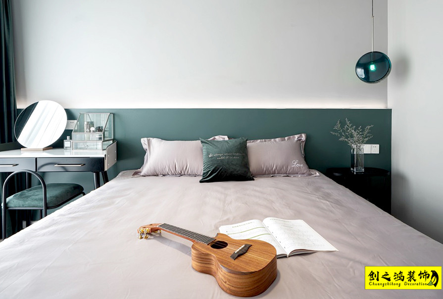 創(chuàng)之鴻現(xiàn)代簡約風(fēng)格臥室 (2)