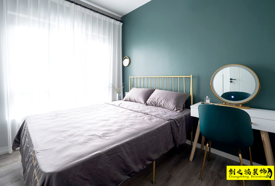 創(chuàng)之鴻現(xiàn)代簡約風(fēng)格臥室 (4)