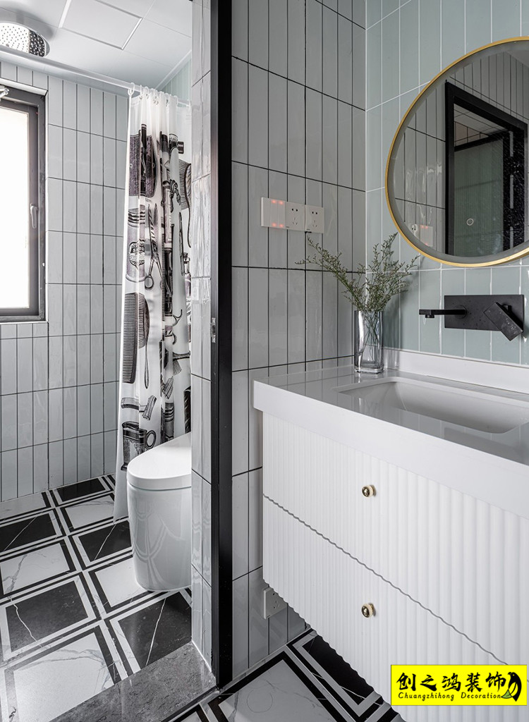 創(chuàng)之鴻現(xiàn)代簡約風(fēng)格衛(wèi)生間 (1)