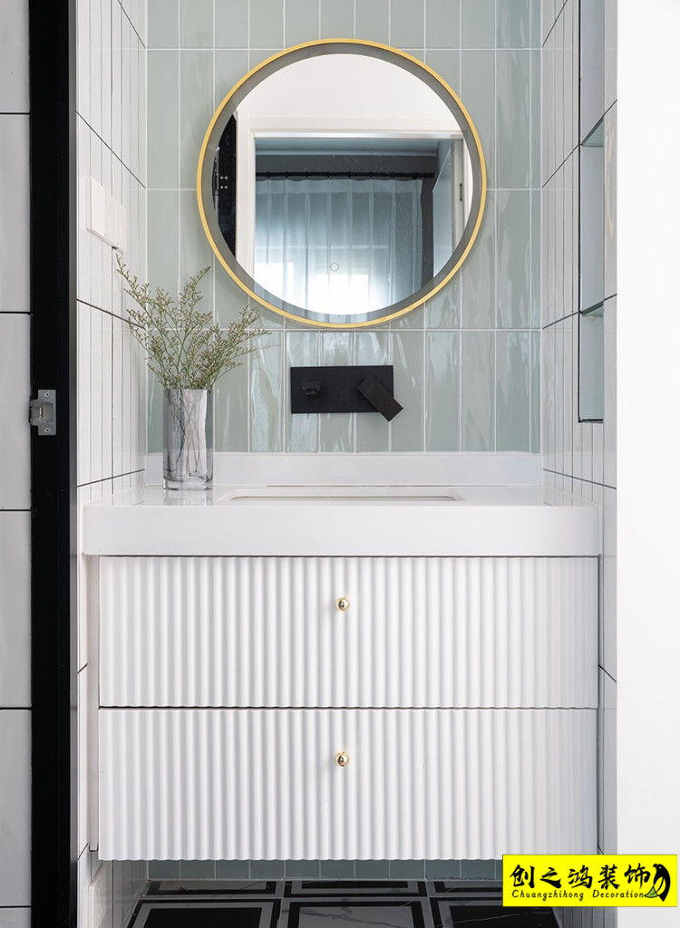 創(chuàng)之鴻現(xiàn)代簡約風(fēng)格衛(wèi)生間 (2)