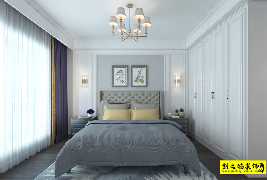 創(chuàng)之鴻現(xiàn)代簡(jiǎn)約風(fēng)格臥室 (1)