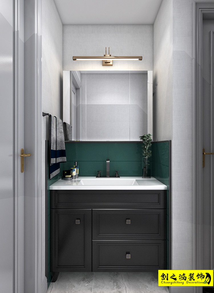 創(chuàng)之鴻現(xiàn)代簡約風格衛(wèi)生間