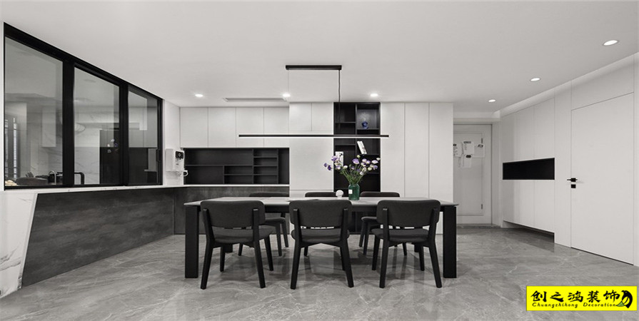 中海公園城100㎡現(xiàn)代簡(jiǎn)約風(fēng)格裝修案例