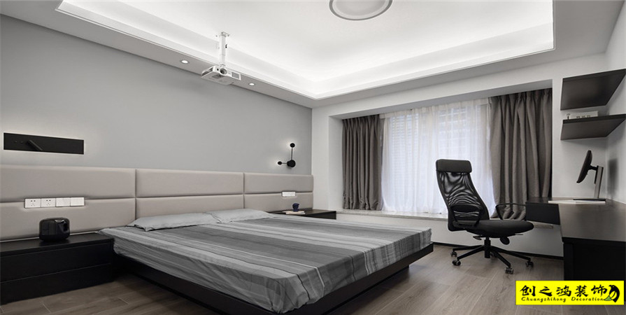 中海公園城100㎡現(xiàn)代簡(jiǎn)約風(fēng)格裝修案例