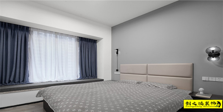 中海公園城100㎡現(xiàn)代簡(jiǎn)約風(fēng)格裝修案例