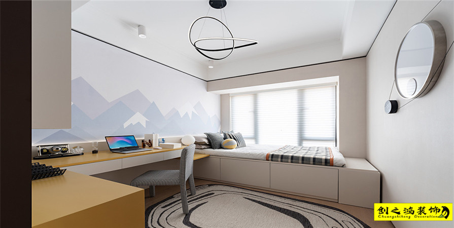 富力新城112㎡現(xiàn)代簡約風(fēng)格裝修案例