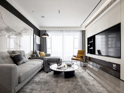 富力又一城171㎡現(xiàn)代簡約風格<font color='red'>裝修案例</font>