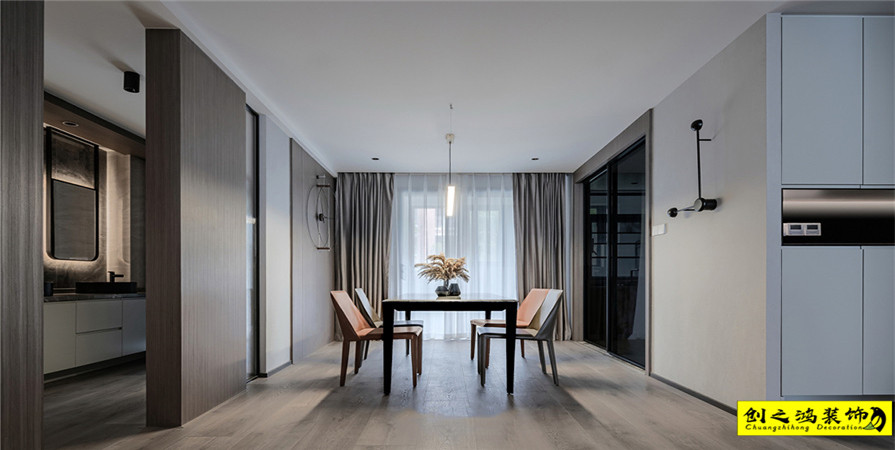 中海公園城138㎡現(xiàn)代簡約風格裝修案例