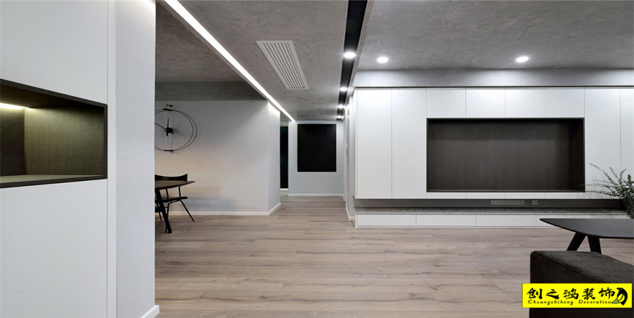 中海公園城138㎡現(xiàn)代簡約風(fēng)格裝修案例