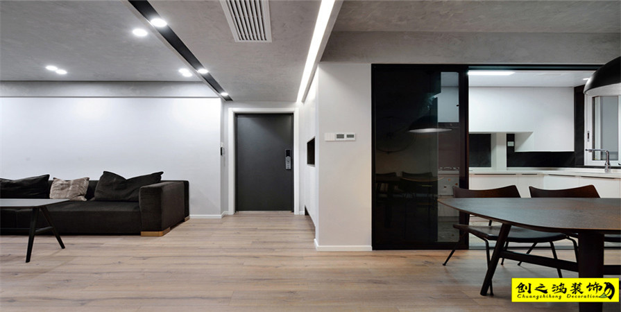 中海公園城138㎡現(xiàn)代簡約風(fēng)格裝修案例