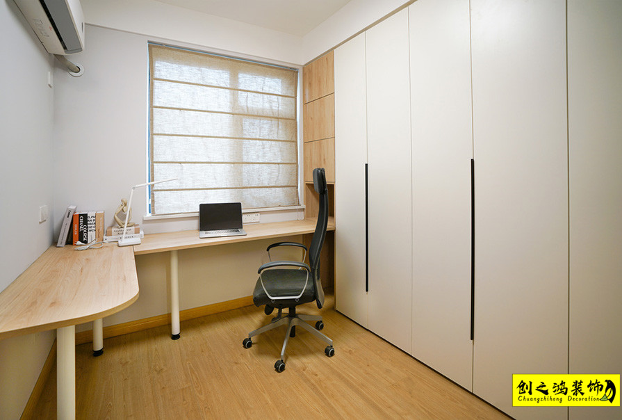 新房裝修大包裝修天津裝修公司創(chuàng)之鴻書(shū)房