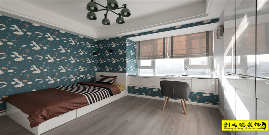 云錦世家135㎡現(xiàn)代簡約風格裝修案例