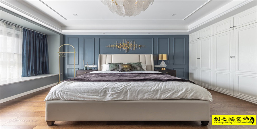 海河大觀209㎡簡美風(fēng)格裝修案例