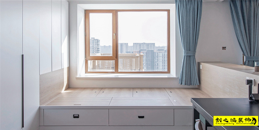 新城樾風華124㎡現(xiàn)代簡約風格裝修案例