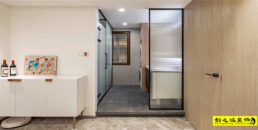 新城樾風華124㎡現(xiàn)代簡約風格裝修案例