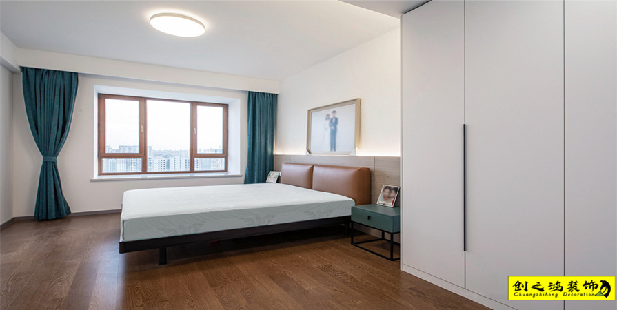 新城樾風華124㎡現(xiàn)代簡約風格裝修案例