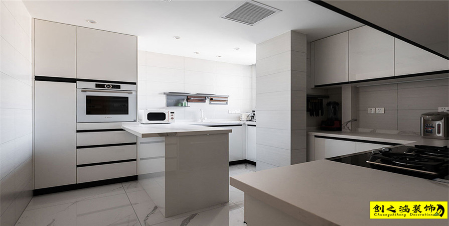 保利玫瑰灣121㎡現(xiàn)代簡約風(fēng)格裝修案例