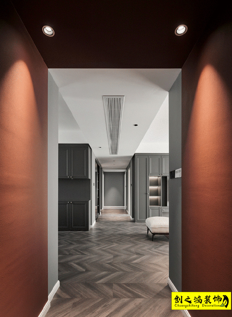 半包裝修二手房裝修天津裝修公司創(chuàng)之鴻裝飾玄關