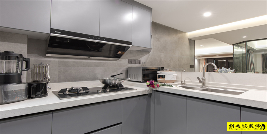 雅仕蘭庭154㎡現(xiàn)代簡約風格裝修案例