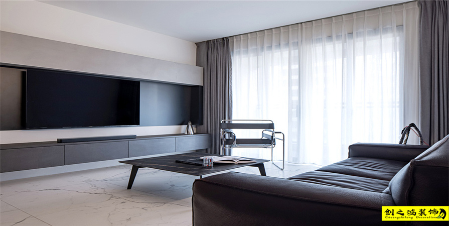 格調(diào)綺園88㎡現(xiàn)代簡(jiǎn)約風(fēng)格裝修案例